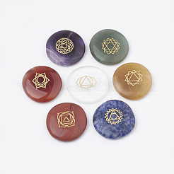 Natürliche und synthetische Mischstein Cabochons G-T097-03