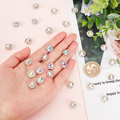 Glas Strass Cabochons FIND-OC0002-33B