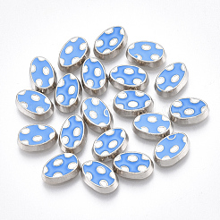 Legierung Schmelz Cabochons PALLOY-T054-99