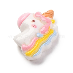 Einhorn Motiv Cartoon Harz Decoden Cabochons CRES-Z011-02A
