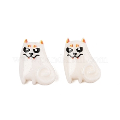 Undurchsichtige Harz-Cabochons zum Thema Halloween CRES-M037-07B-01