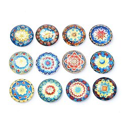 12 Stück Glaskabochons X1-GGLA-S059-05