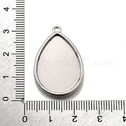Cabochon-Fassungen für Anhänger aus Edelstahl 304 STAS-S181-02P-A