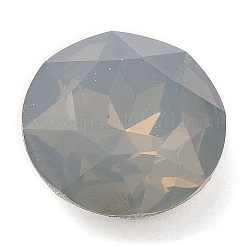 Spitze zurück & zurück plated Glas Strass Cabochons GLAA-B012-60C