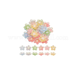 60 Stück 6 Farben durchscheinende Decoden-Cabochons aus Harz RESI-GA0001-31