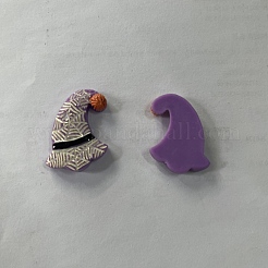 Undurchsichtige Harz-Cabochons zum Thema Halloween RESI-D0003-12A