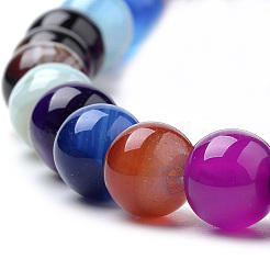 Натуральный полосатый агат / полосатый агат&nbsp;X1-G-S259-04J-6mm