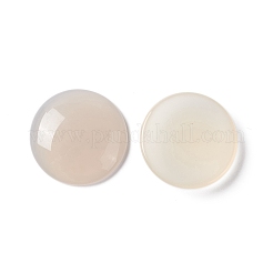 Natürlicher weißer Achat Cabochon G-C247-05B