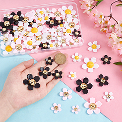 64 Stück Acryl-Cabochons im 16-Stil SACR-PH0002-15