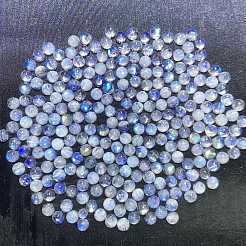 Natürliche Regenbogen-Mondstein-Cabochons G-PW0002-06B