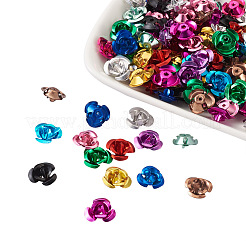 650 Stück Aluminium-Cabochons in 13 Farben MRMJ-FW0001-01C