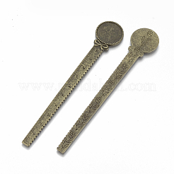 Tibetische Legierung Cabochon Fassung TIBE-R001-02AB