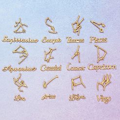 Vergoldete Legierung Cabochons PALLOY-OC0001-62G