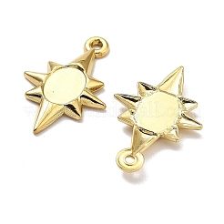 Ionenplattierung (IP) 304 Edelstahl Anhänger Cabochon-Einstellungen STAS-G347-16G