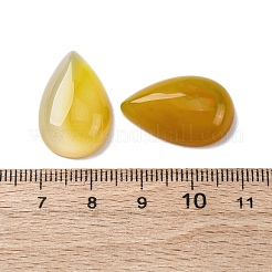 Natürliche gelbe Achat Cabochons G-B082-09