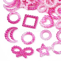 Sprühfarbe ABS-Kunststoff-Cabochons KY-S169-01D