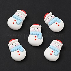 Undurchsichtige Cabochons aus weihnachtlichem Harz RESI-G039-08