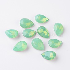Facettierte Tropfen k9 Glas Strass Cabochons RGLA-I001-18x13mm-032