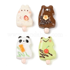 Undurchsichtige Decoden-Cabochons aus Kunstharzimitat für Lebensmittel CRES-I034-06