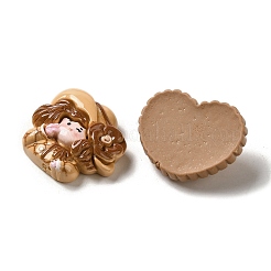 Undurchsichtige Decoden-Cabochons aus Harz RESI-Z022-03A