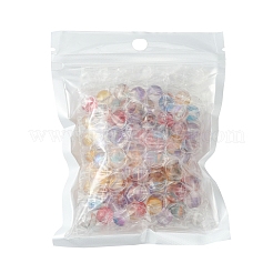 120pcs 8 Farben Glasperlen GLAA-FS0001-42