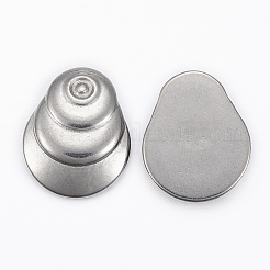 Anlaufgeschützte Cabochons aus Edelstahl 304 STAS-H398-19P