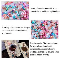 Nachahmung Perlen Acryl Cabochons OACR-PH0001-09