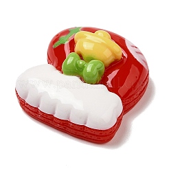 Undurchsichtige Harz-Cabochons des Weihnachtsthemas RESI-R441-03