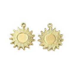 Cabochon-Fassungen für Anhänger aus Edelstahl 304 STAS-L269-036G
