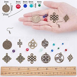 DIY baumeln Ohrring machen Kits DIY-SC0014-04AS