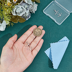 2 Stück 925 Sterling Silber Zinken Anhänger Rohling Fisch Cabochon Fassungen STER-BC0002-60P