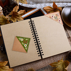 4 шт. 4 стиля сезонная тематика нетканый фетр вышитые угловые закладки&nbsp;FIND-HY0002-47A