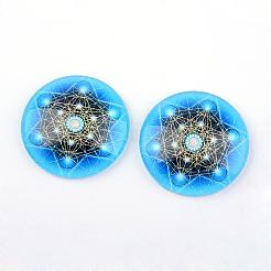 Glas cabochons GGLA-L012-25mm-19