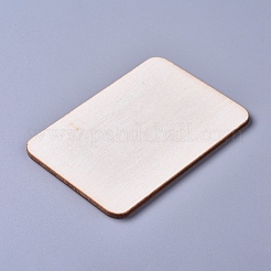 Unfertige Cabochons aus Pappelholz WOOD-D021-02B