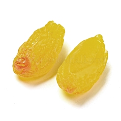 Frucht-Deko-Cabochons aus undurchsichtigem Harz RESI-H156-01-08