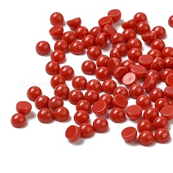 Synthetische Korallenkuppel/halbrunde Cabochons G-G037-01B-02