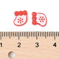 Leuchtende Harz-Cabochons mit Weihnachtsmotiv RESI-U003-02D