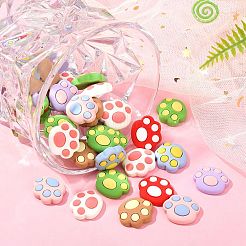 40 Stück opake Harz-Cabochons RESI-CJ0002-61