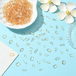 Transparente Strass-Cabochons aus Glas mit flacher Rückseite MRMJ-T063-369B