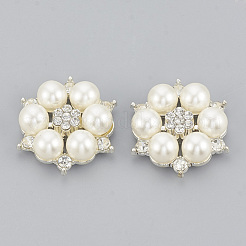 Legierungsrhinestone flache hintere Cabochons RB-S048-19S
