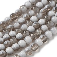 Стеклянные бусины кракле&nbsp;GLAA-U001-6mm-06