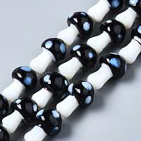 Гриб ручной Lampwork бисер пряди&nbsp;LAMP-R116-11