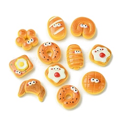Undurchsichtige Decoden-Cabochons aus Kunstharzimitat für Lebensmittel RESI-H159-01