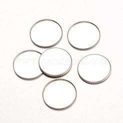 Anlaufgeschützte Lünettenbecher aus chirurgischem Edelstahl 316 mit gefrästen Kanten STAS-K099-01-18mm-P