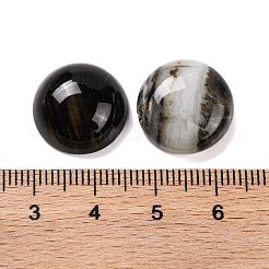 Natürliche gebänderte Achat-Cabochons (gefärbt und erhitzt) G-B085-02B-12