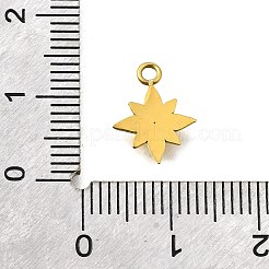 304 Edelstahl Anhänger Strass Fassungen STAS-K263-85G