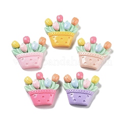 Undurchsichtigen Cabochons RESI-G084-08