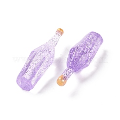 Schnullerflasche Cabochon aus transparentem Harz RESI-E025-03F