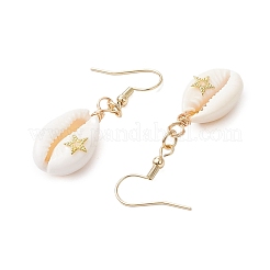 Muschelförmige Ohrhänger EJEW-JE06415