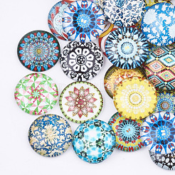 Klebstein Glascabochons für DIY-Projekte GGLA-S037-03-18mm
